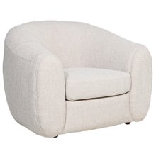 Beige Alex Upholstered Tub Chair